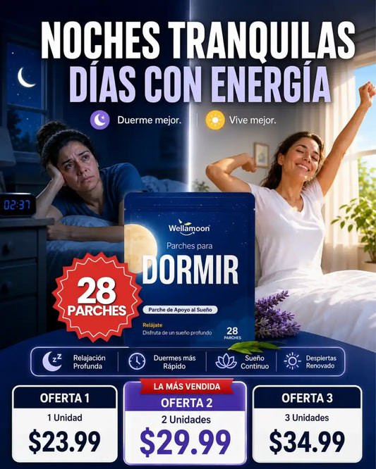 Parches para dormir Wellamoon